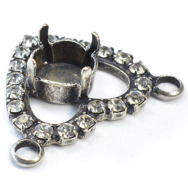 1817mm Heart pendant base with 39ss setting