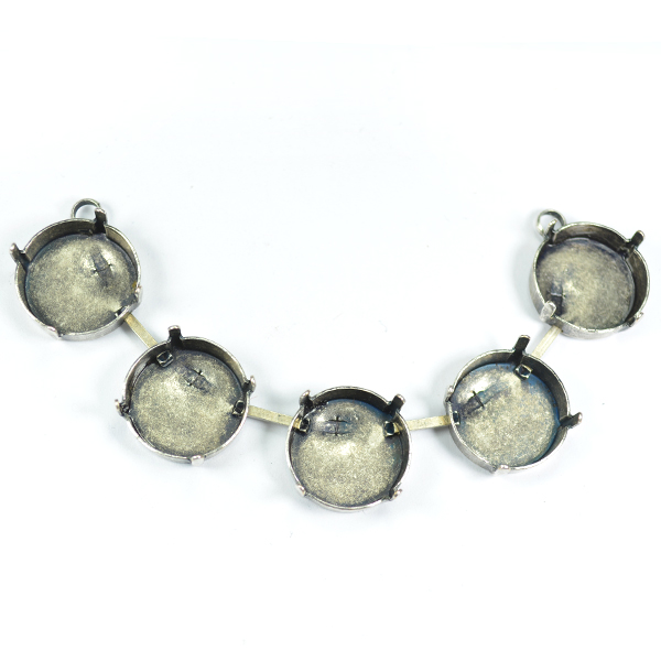 14mm cup chain 1122 Rivoli necklace center piece