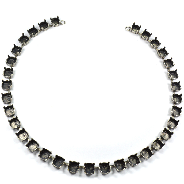 39ss Cup chain necklace base with 33settings