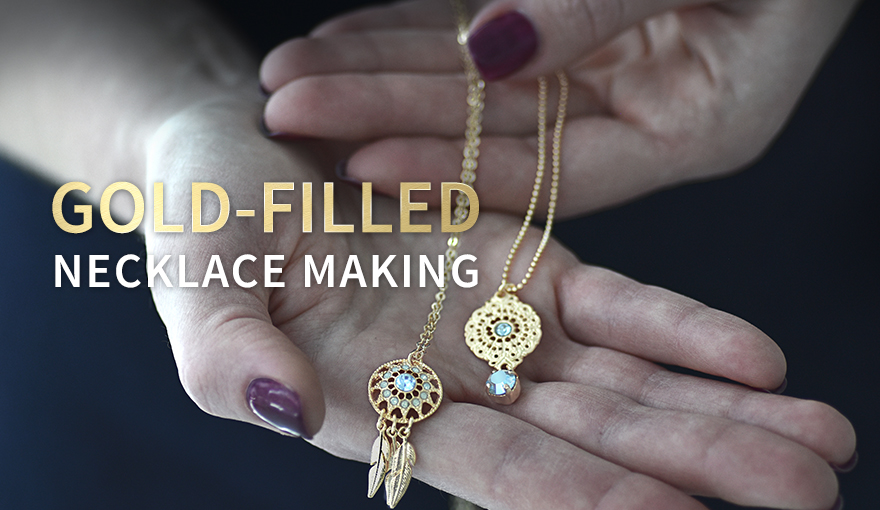 Gold Filled And Metal Pendant Jewelry Collection