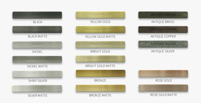 Old Gold Color Chart